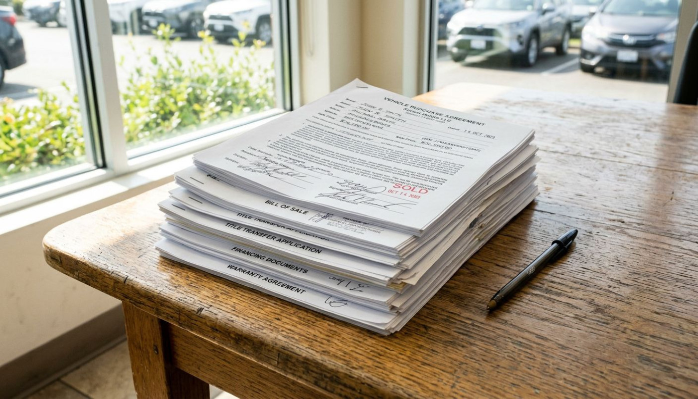 Quels documents conserver après la vente d'une voiture ?